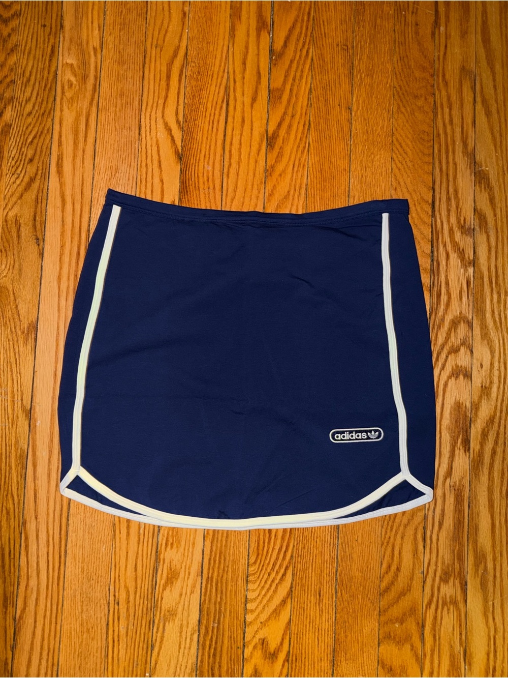 adidas Navy Skirt with White Piping
